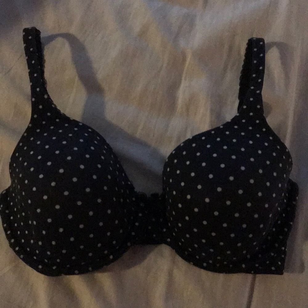 Victoria's secret lined full coverage polka dot